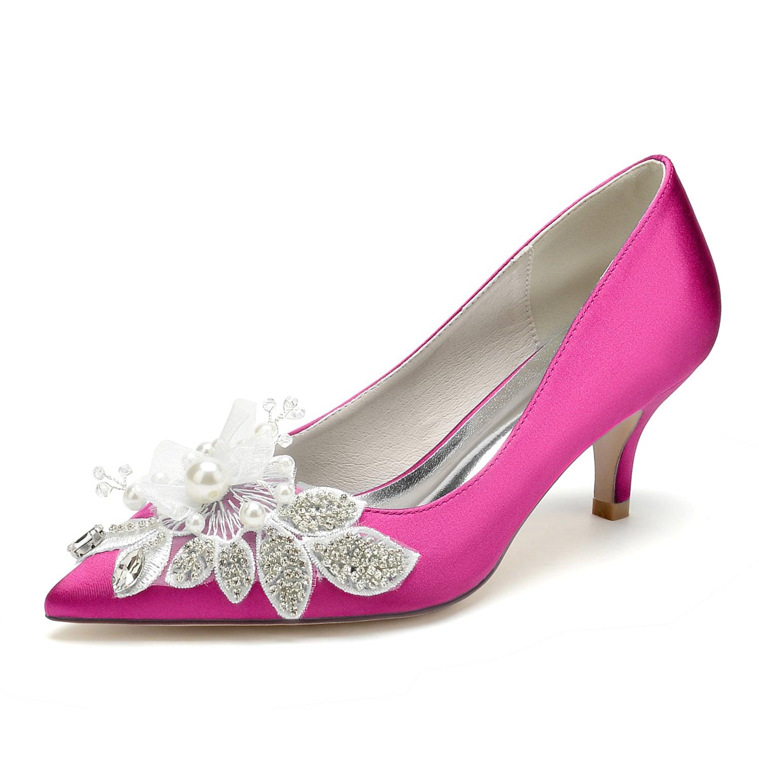 Stiletto Heel 6cm Silk-Like Shoes CK0426 - COCOMELODY