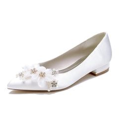 Flat Heel 2.5cm Silk-Like Shoes CK0430 - COCOMELODY