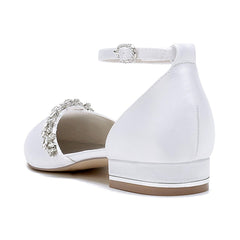 Flat Heel 2.5cm Silk-Like Shoes CK0431 - COCOMELODY