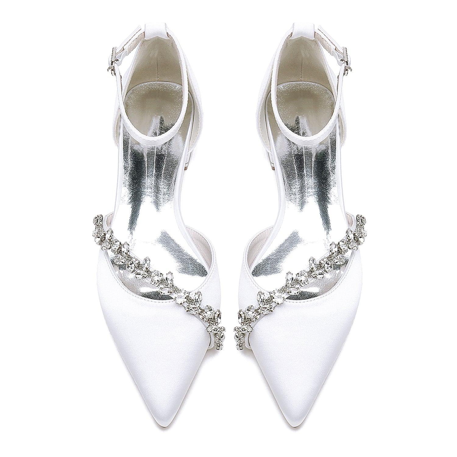 Flat Heel 2.5cm Silk-Like Shoes CK0431 - COCOMELODY