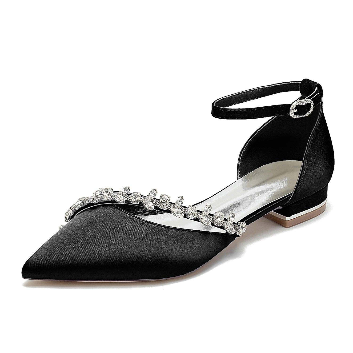 Flat Heel 2.5cm Silk-Like Shoes CK0431 - COCOMELODY