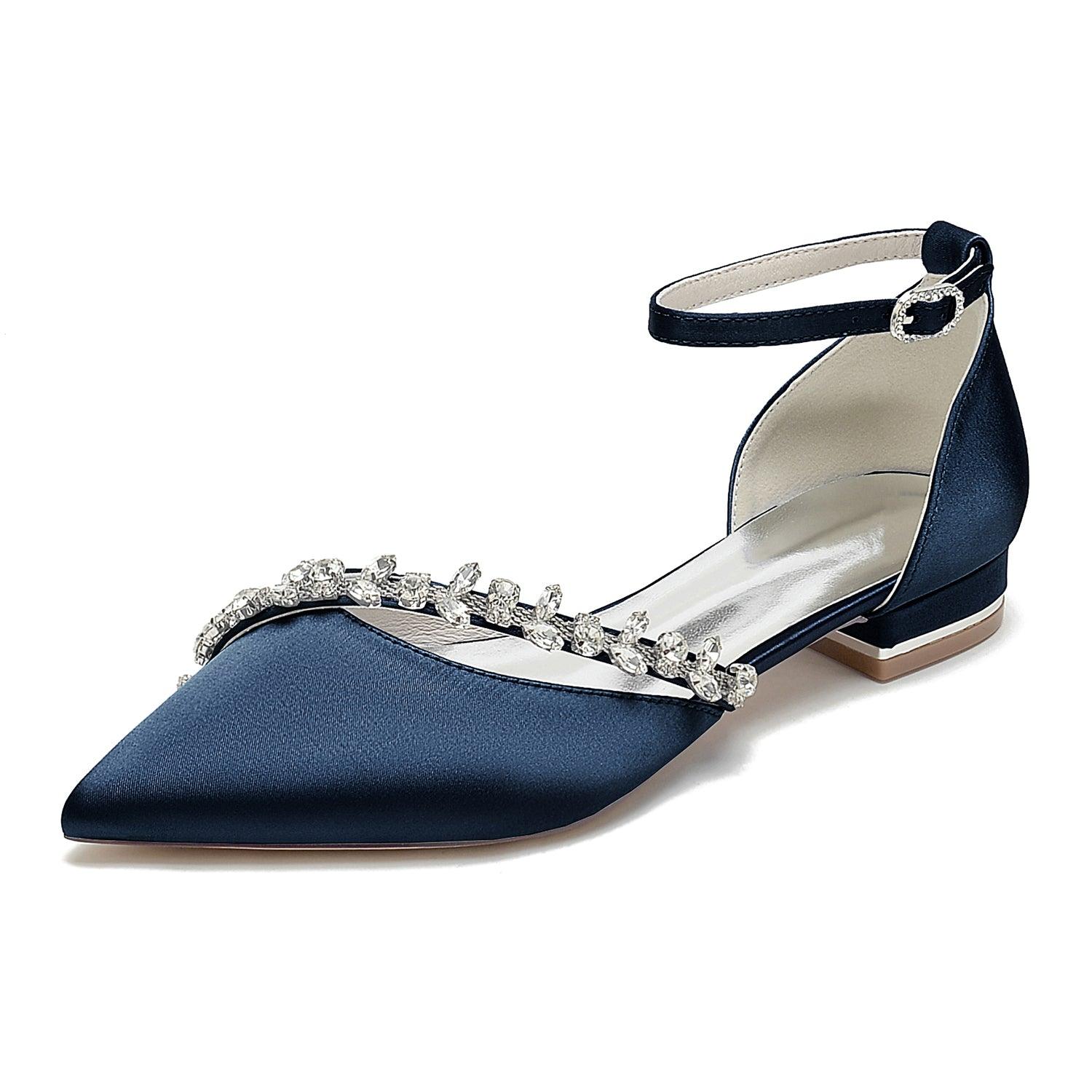 Flat Heel 2.5cm Silk-Like Shoes CK0431 - COCOMELODY