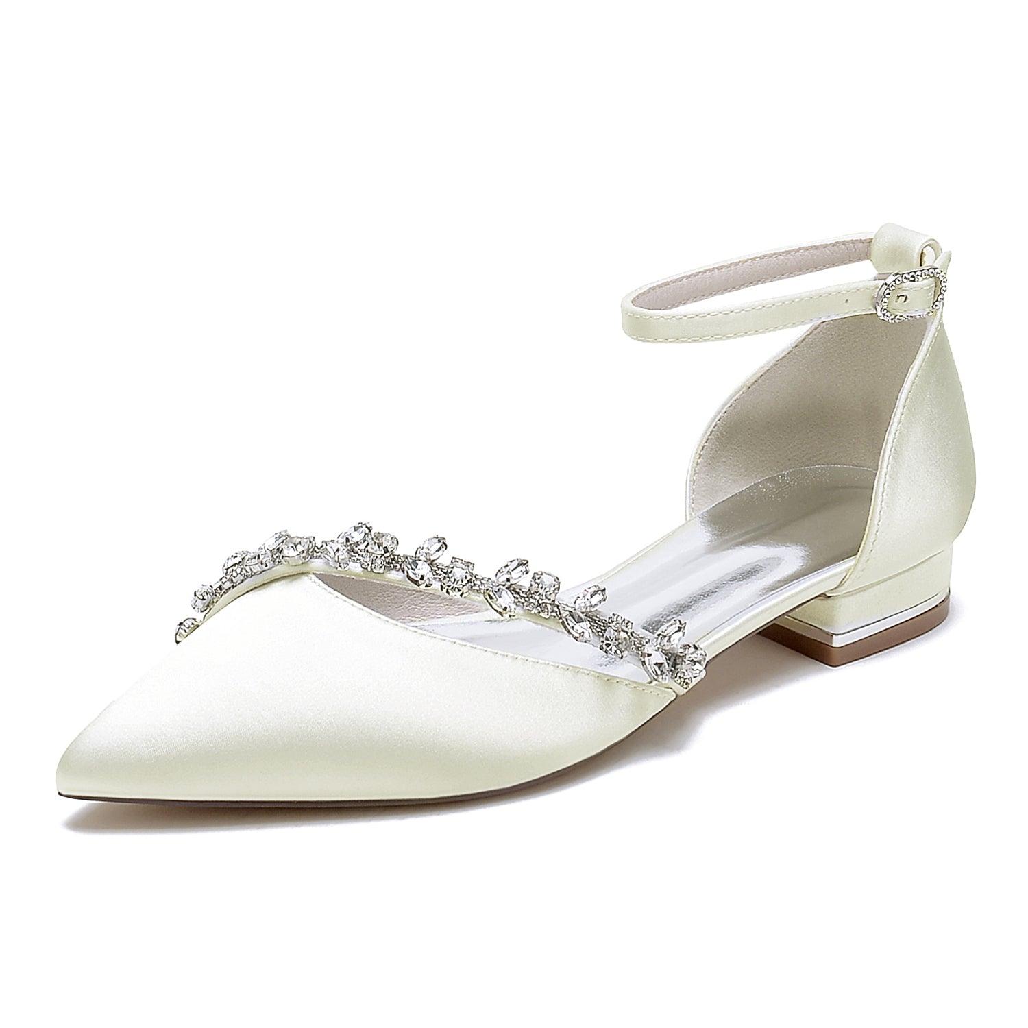 Flat Heel 2.5cm Silk-Like Shoes CK0431 - COCOMELODY