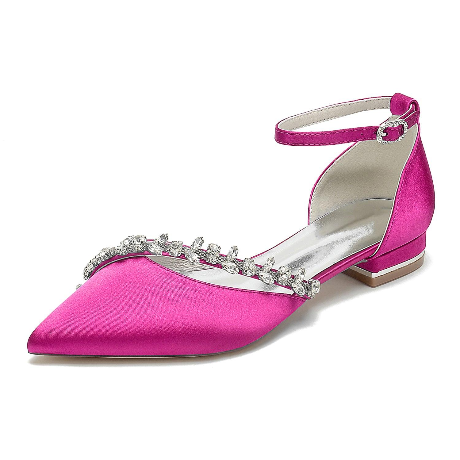 Flat Heel 2.5cm Silk-Like Shoes CK0431 - COCOMELODY