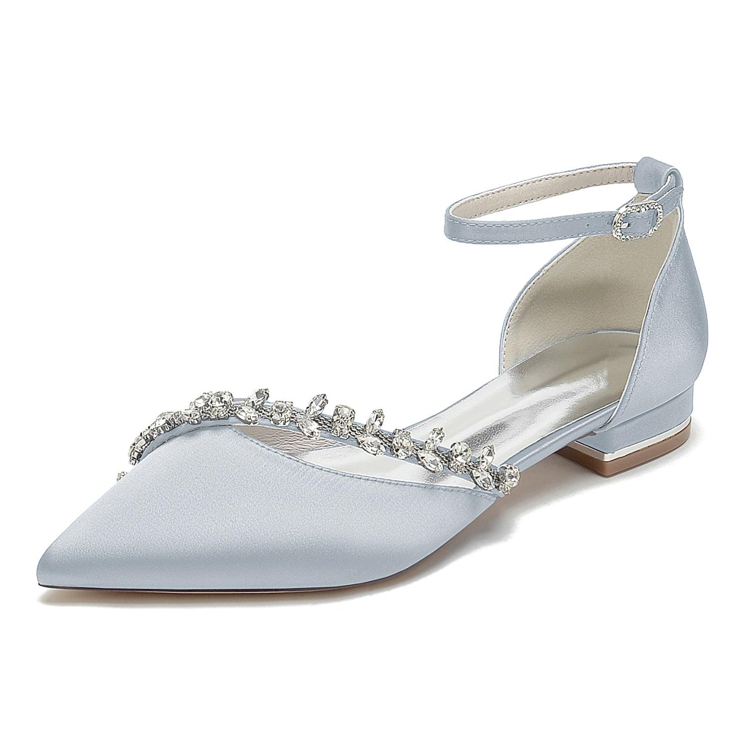Flat Heel 2.5cm Silk-Like Shoes CK0431 - COCOMELODY