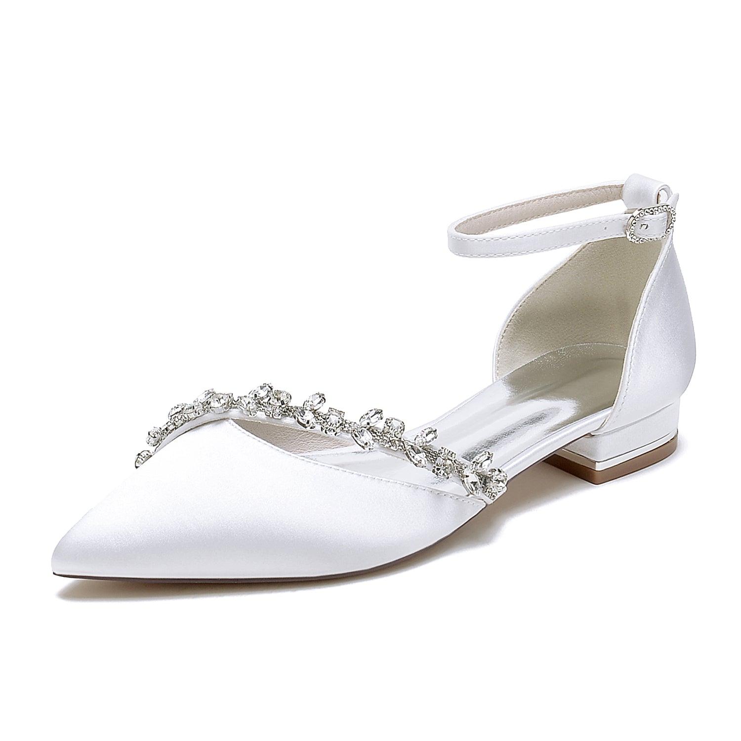 Flat Heel 2.5cm Silk-Like Shoes CK0431 - COCOMELODY