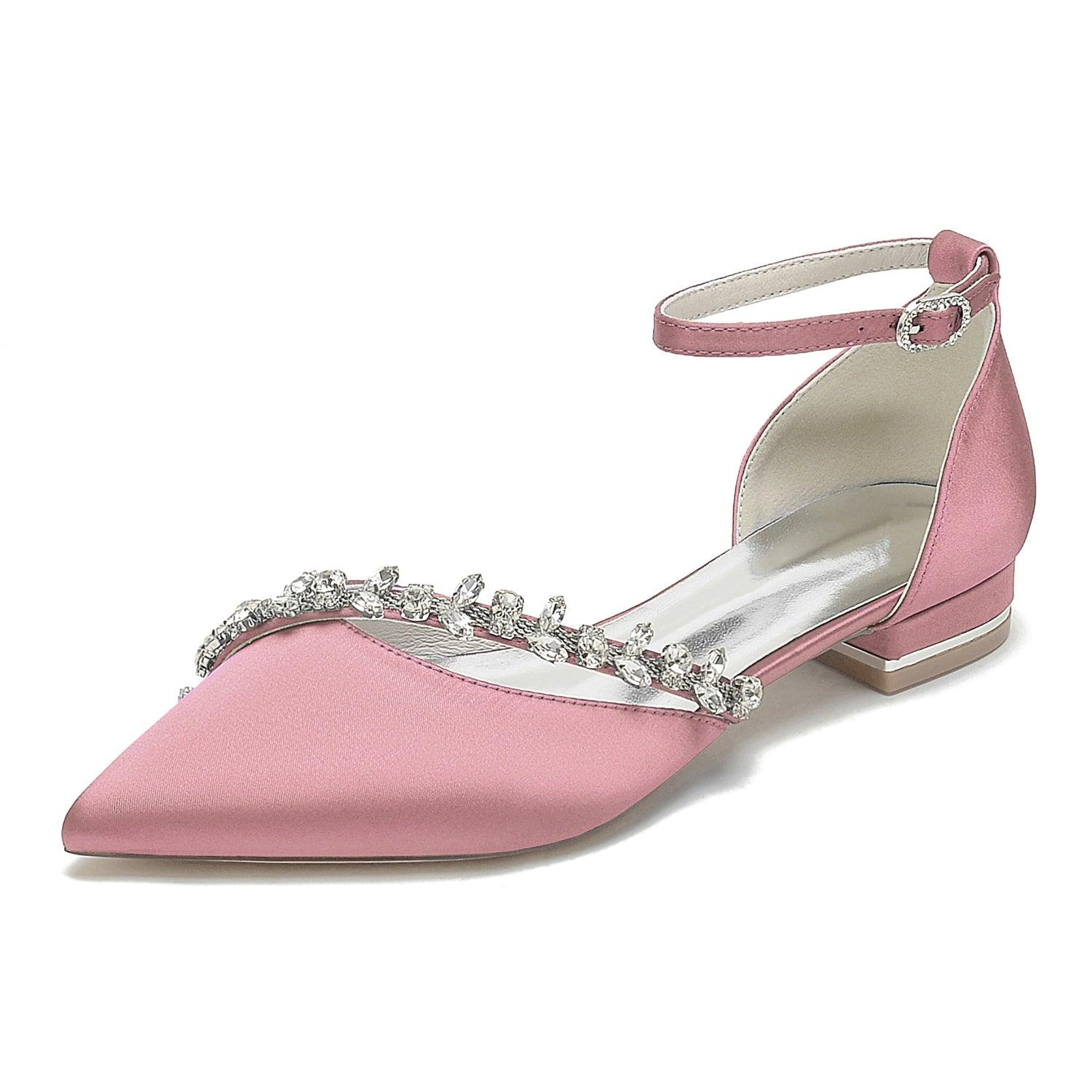 Flat Heel 2.5cm Silk-Like Shoes CK0431 - COCOMELODY