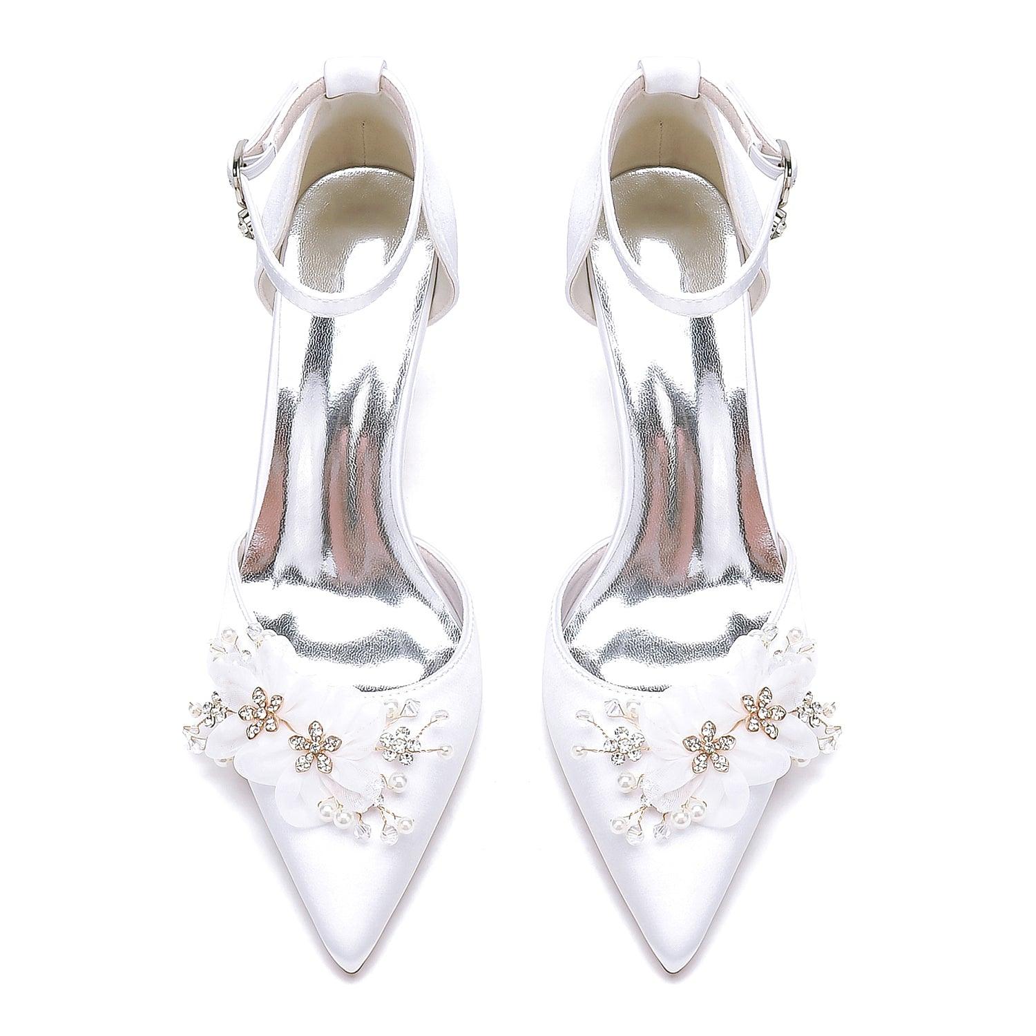 Stiletto Heel 6cm Silk-Like Shoes CK0450 - COCOMELODY