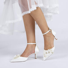 Stiletto Heel 6cm Silk-Like Shoes CK0450 - COCOMELODY