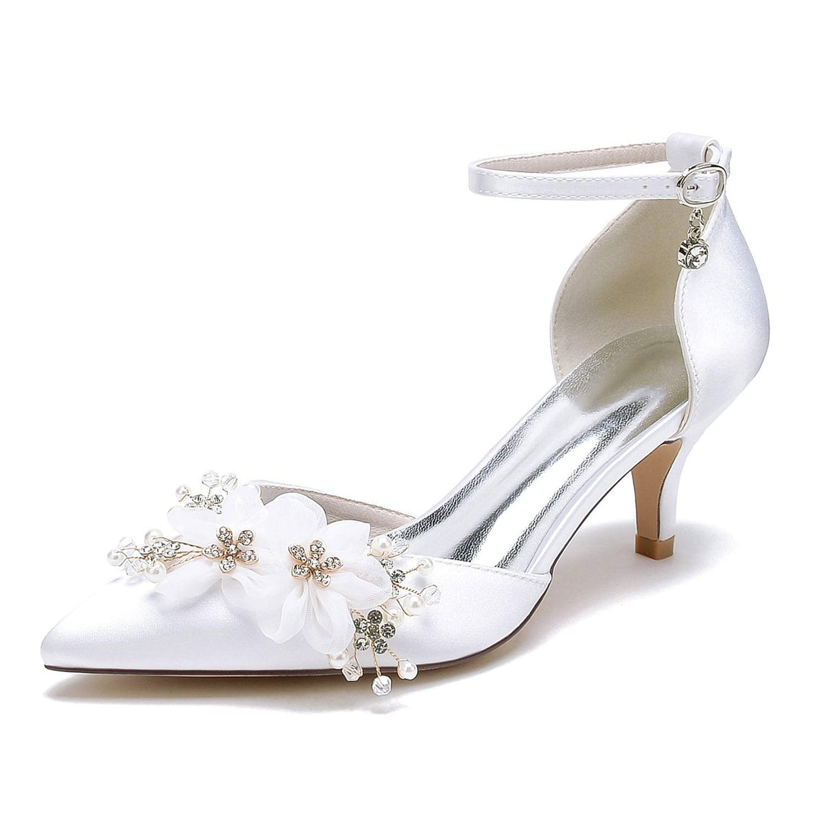 Stiletto Heel 6cm Silk-Like Shoes CK0450 - COCOMELODY