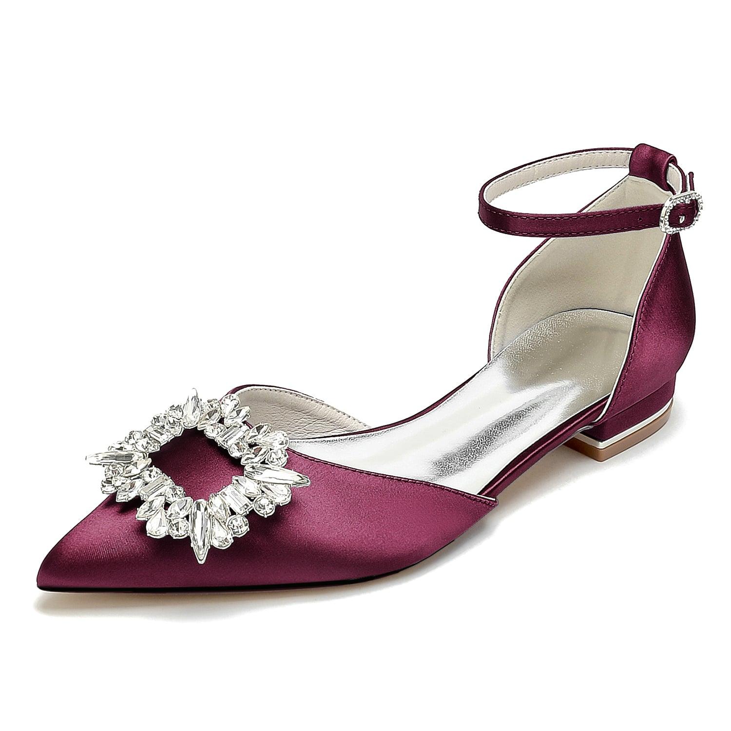 Flat Heel 2.5cm Silk-Like Shoes CK0452 - COCOMELODY