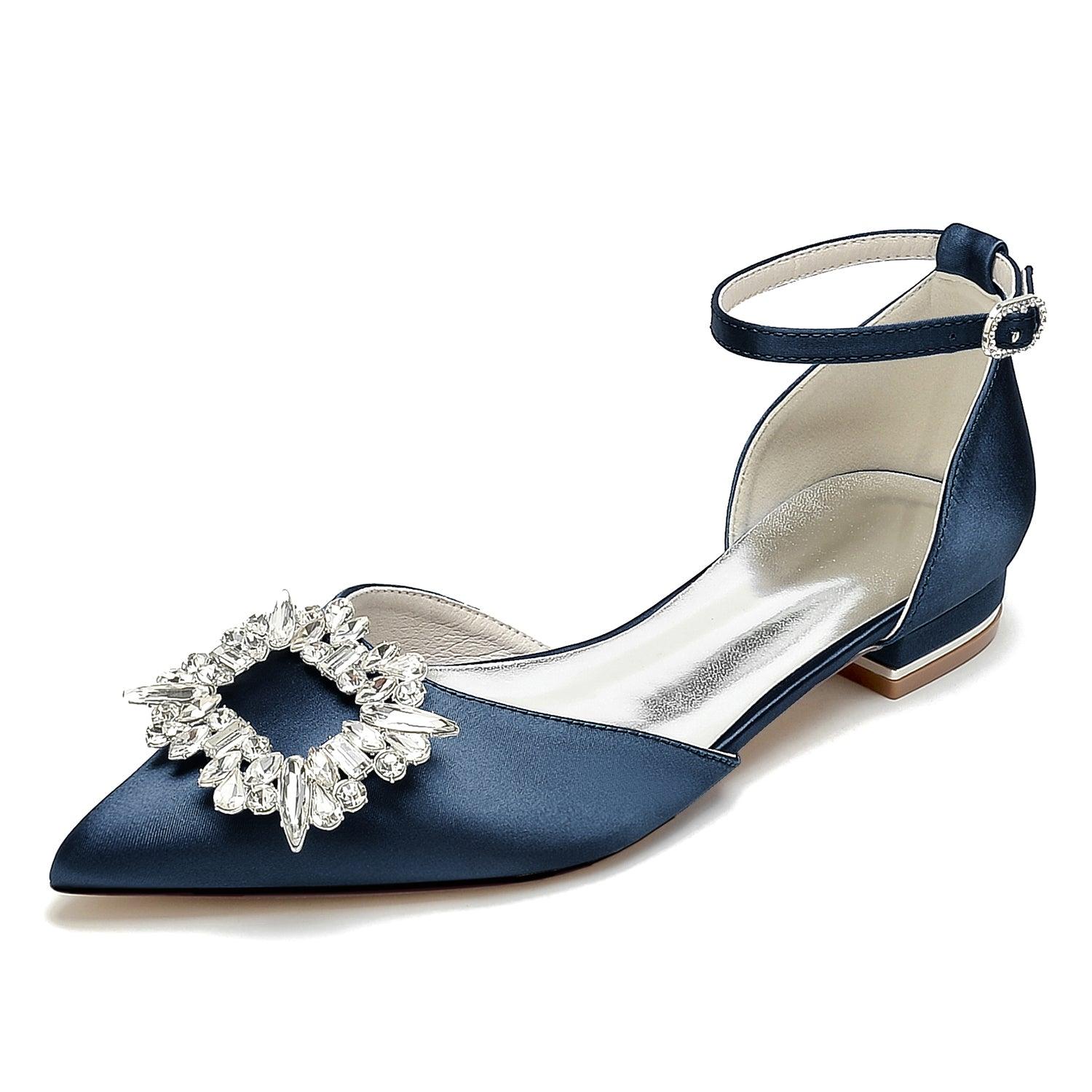 Flat Heel 2.5cm Silk-Like Shoes CK0452 - COCOMELODY
