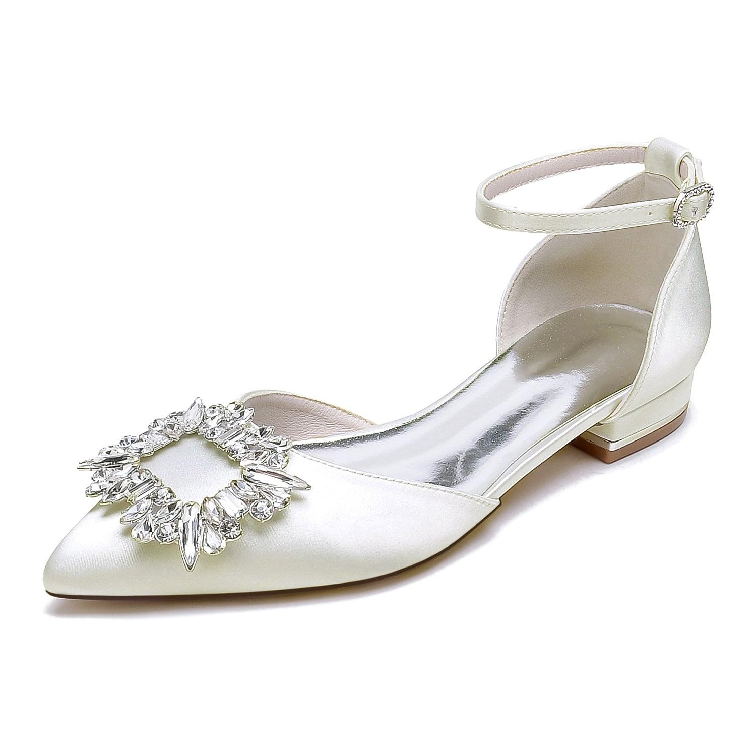 Flat Heel 2.5cm Silk-Like Shoes CK0452 - COCOMELODY