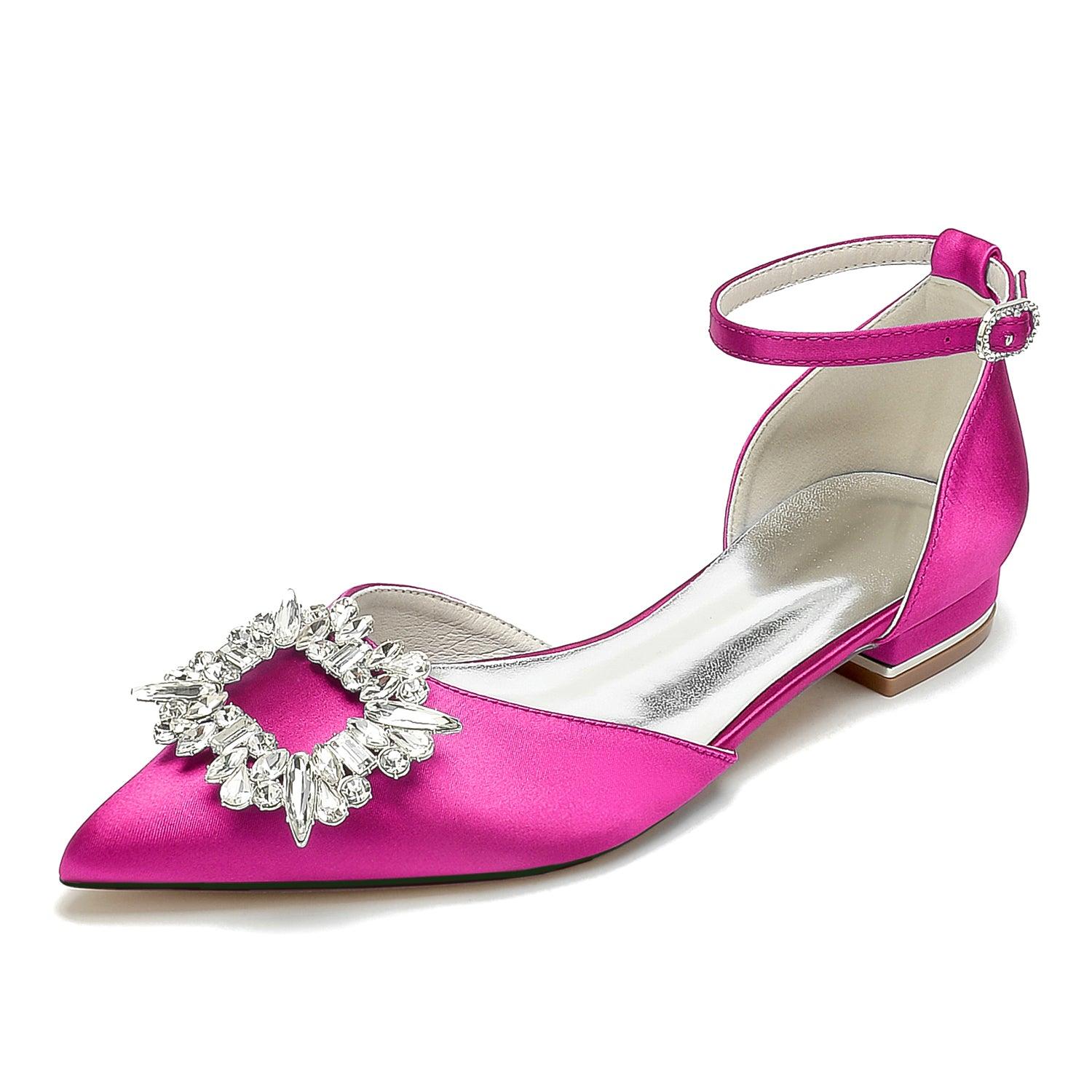 Flat Heel 2.5cm Silk-Like Shoes CK0452 - COCOMELODY