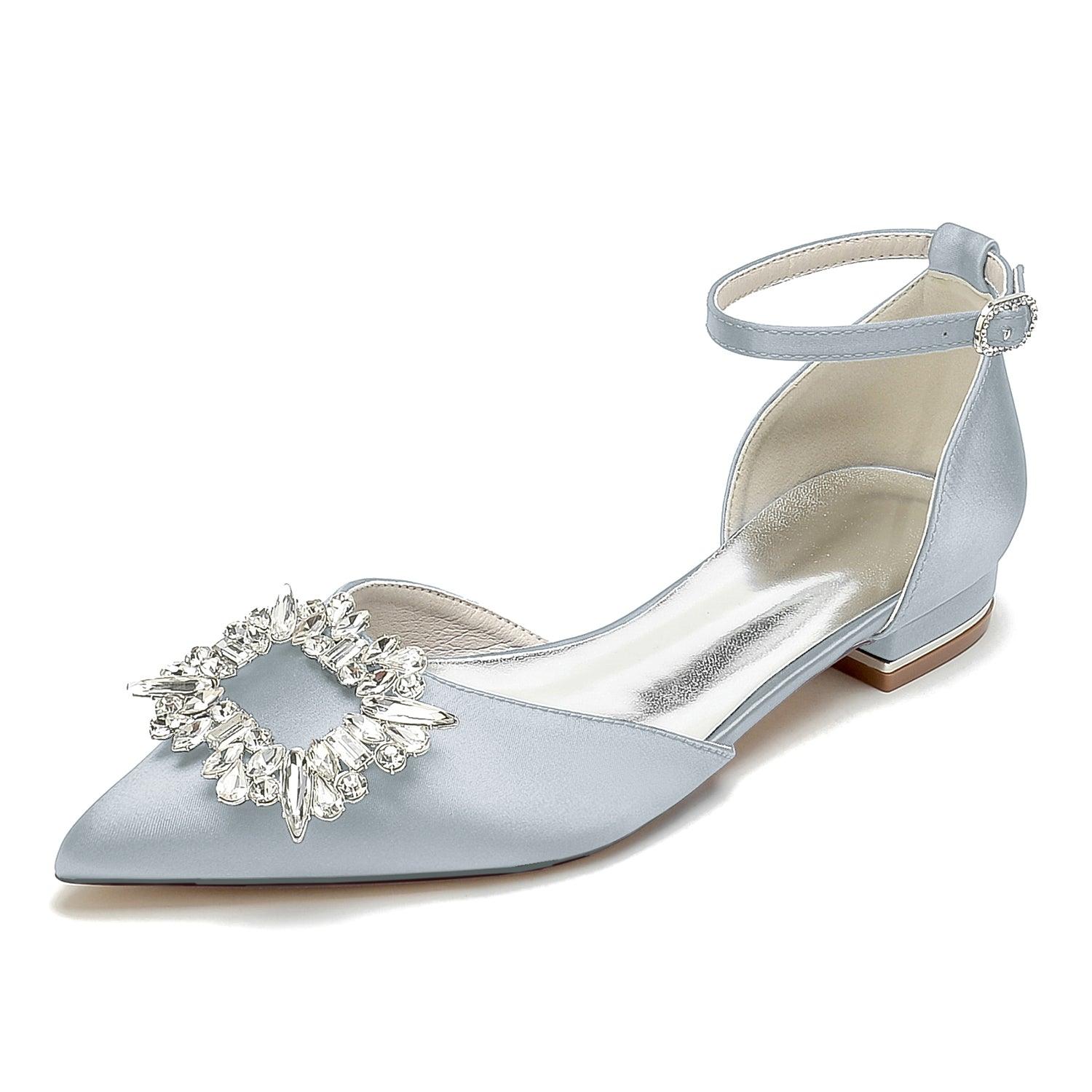 Flat Heel 2.5cm Silk-Like Shoes CK0452 - COCOMELODY