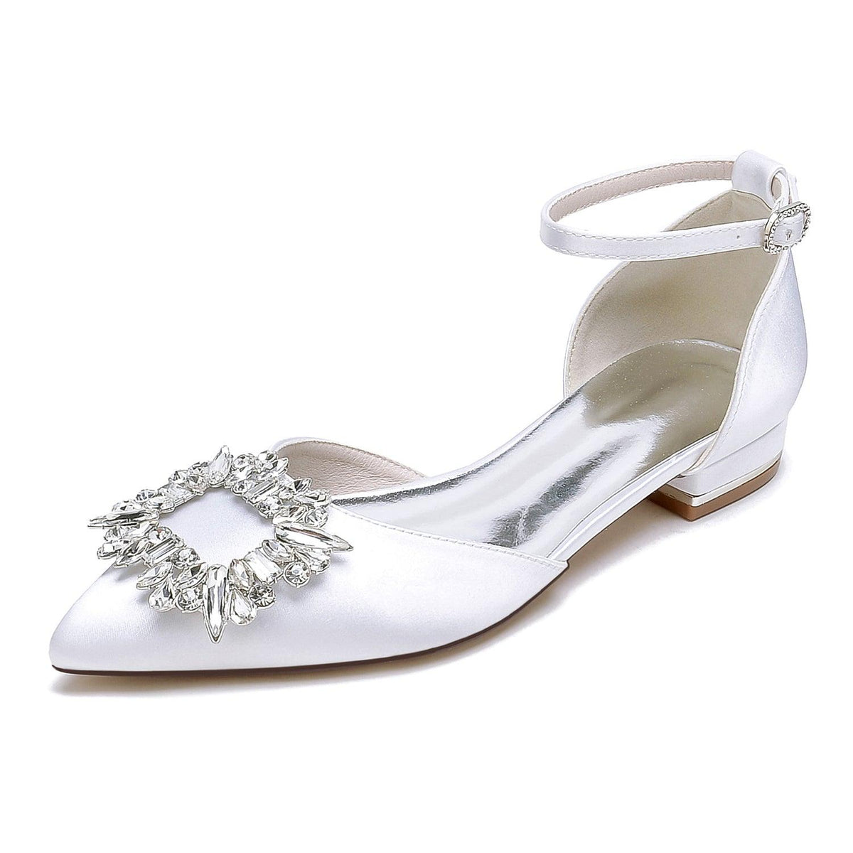 Flat Heel 2.5cm Silk-Like Shoes CK0452 - COCOMELODY