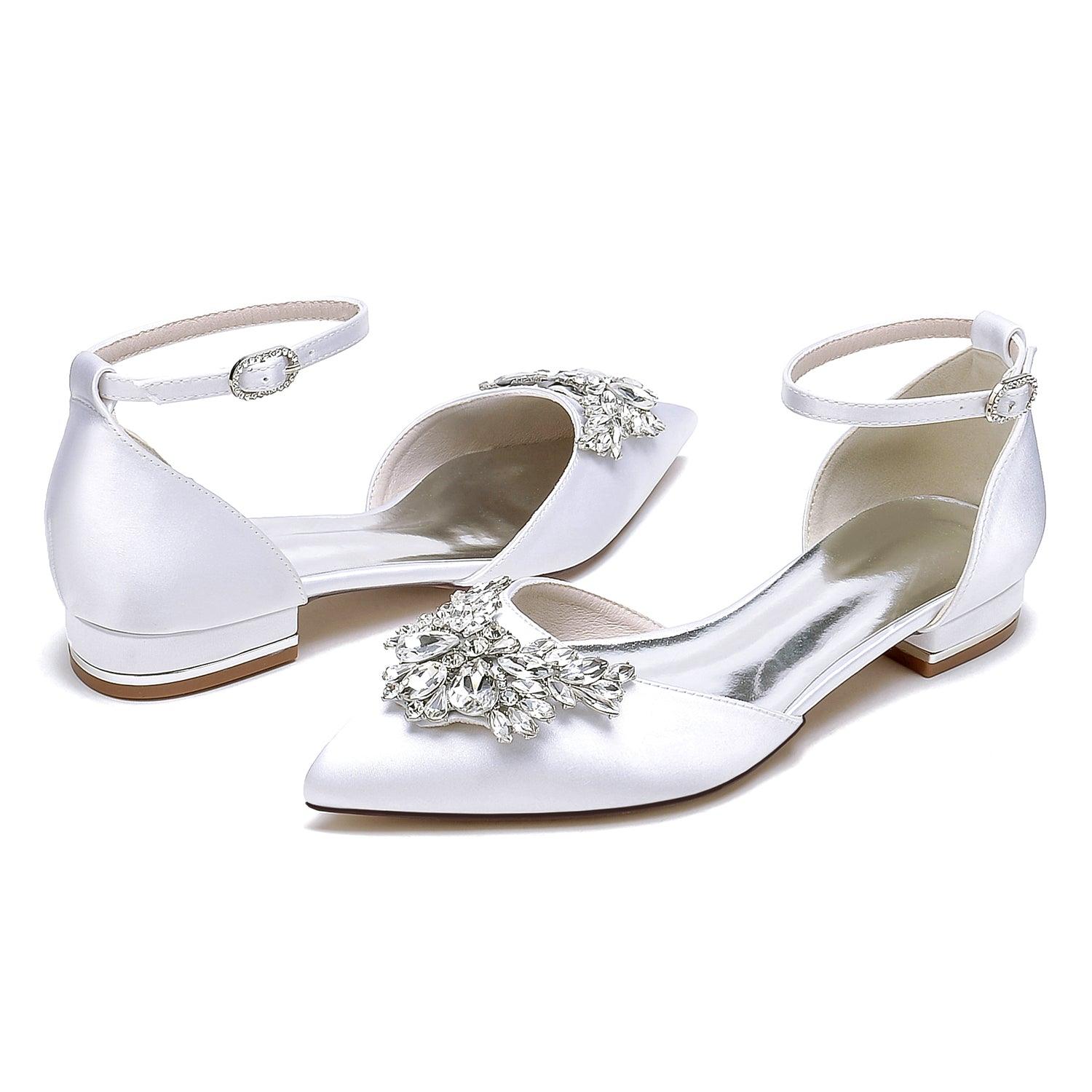 Flat Heel 2.5cm Silk-Like Shoes CK0453 - COCOMELODY