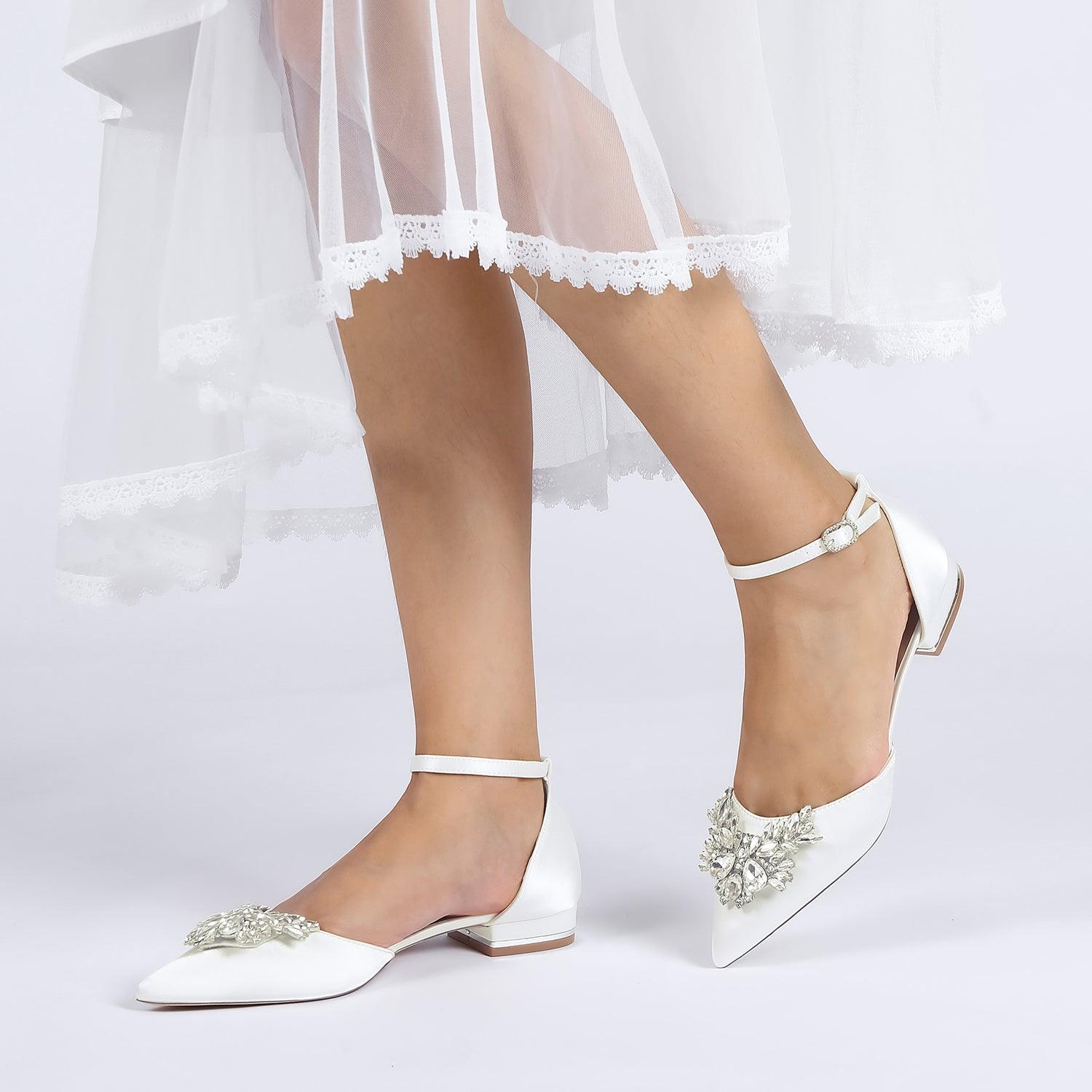 Flat Heel 2.5cm Silk-Like Shoes CK0453 - COCOMELODY