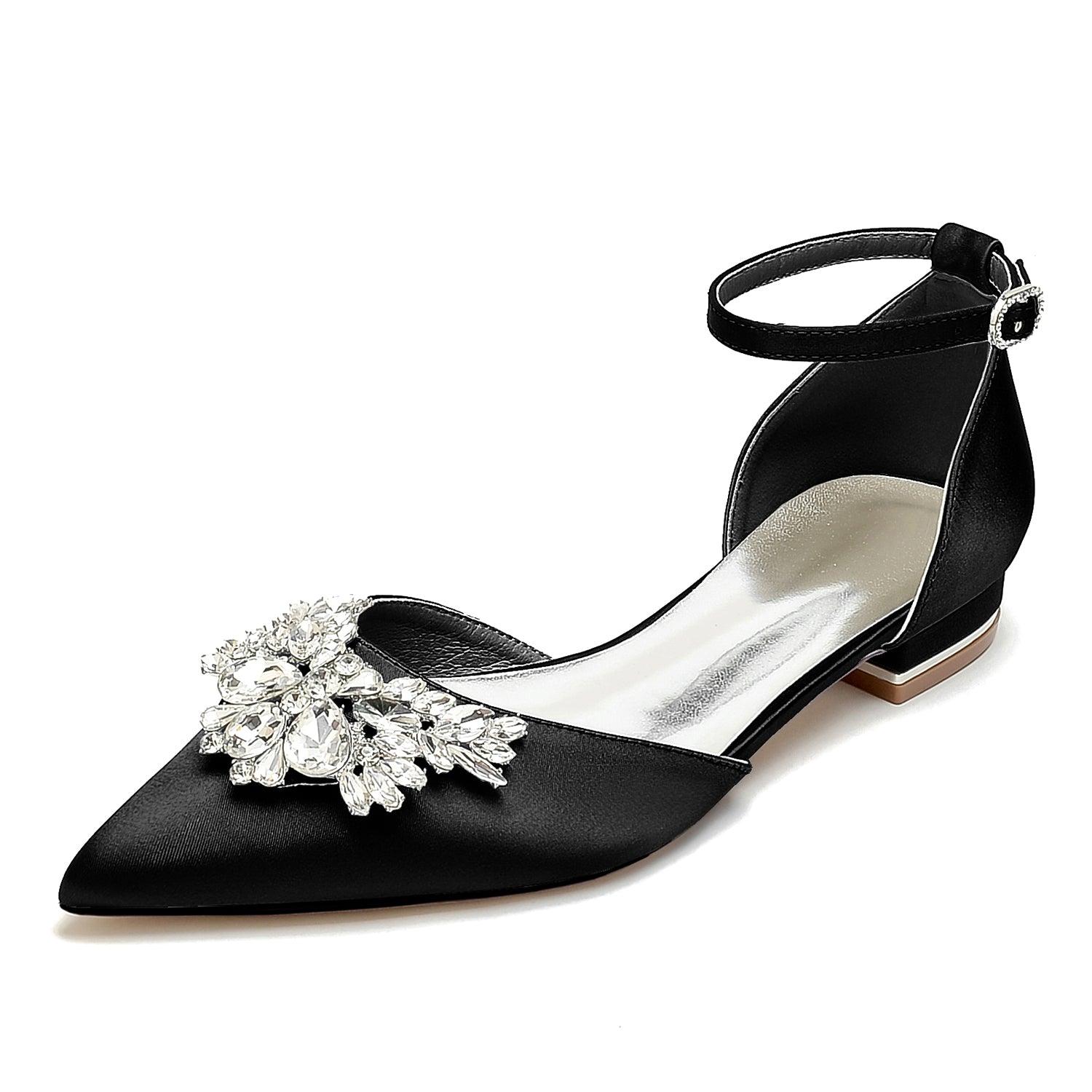 Flat Heel 2.5cm Silk-Like Shoes CK0453 - COCOMELODY