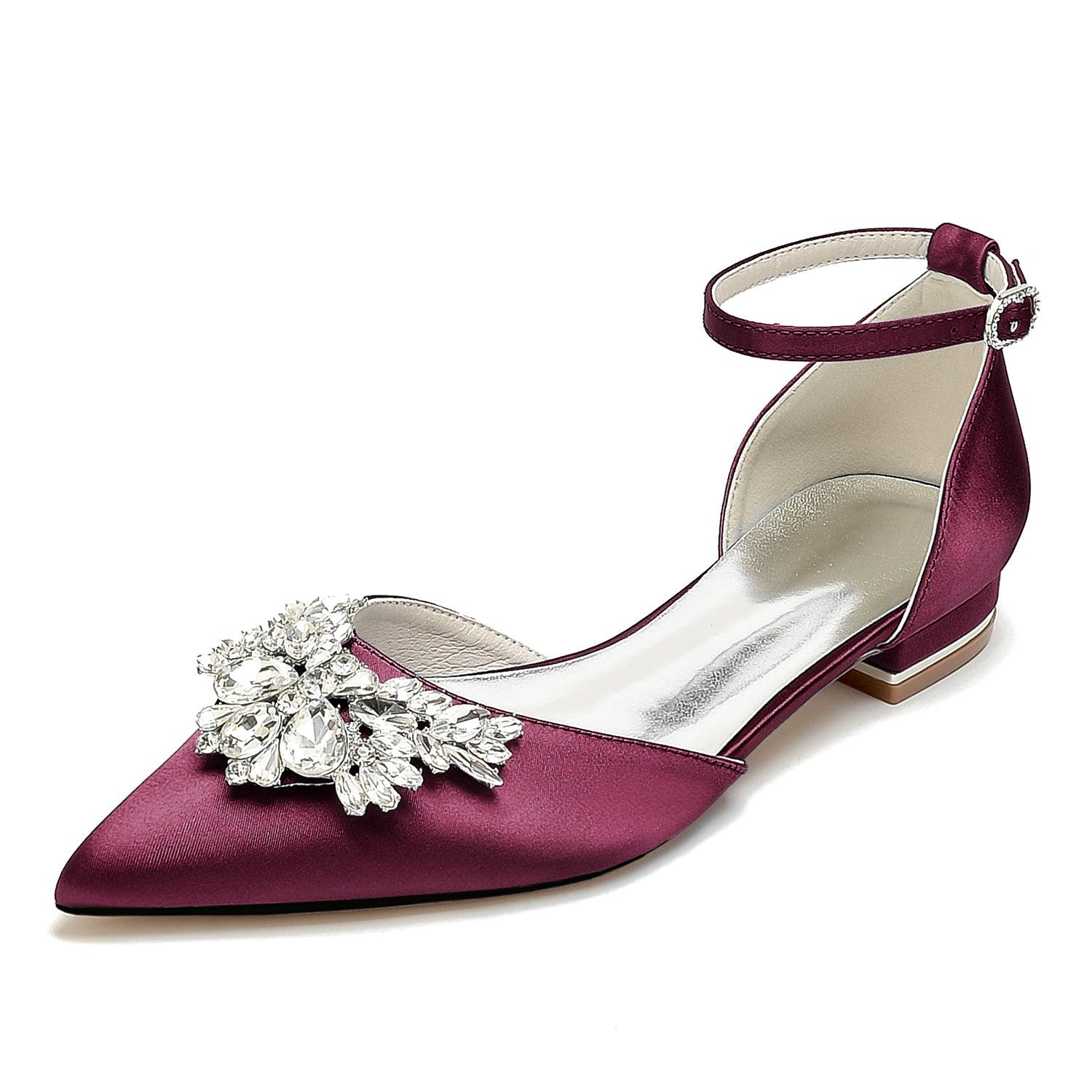 Flat Heel 2.5cm Silk-Like Shoes CK0453 - COCOMELODY