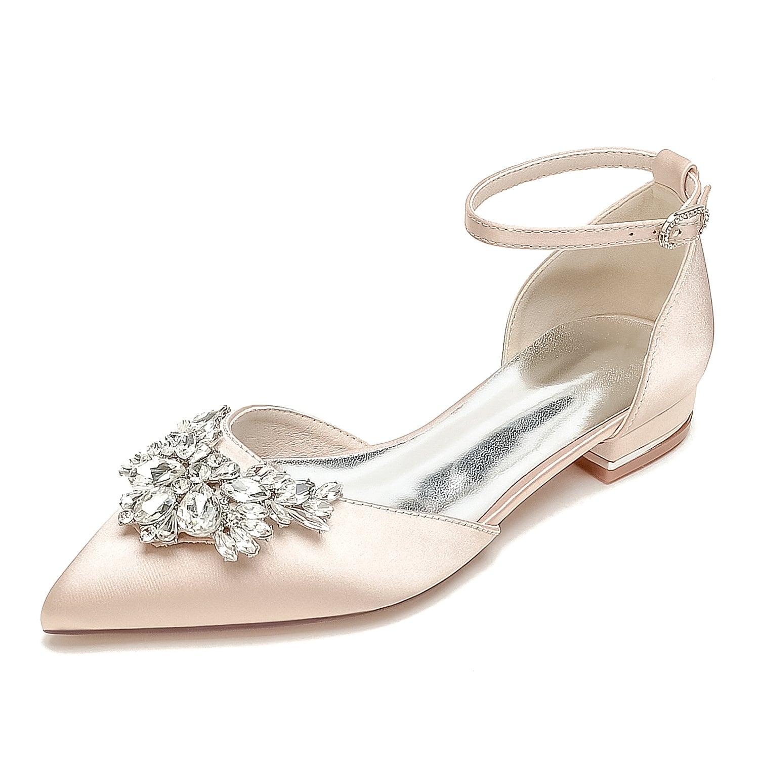 Flat Heel 2.5cm Silk-Like Shoes CK0453 - COCOMELODY