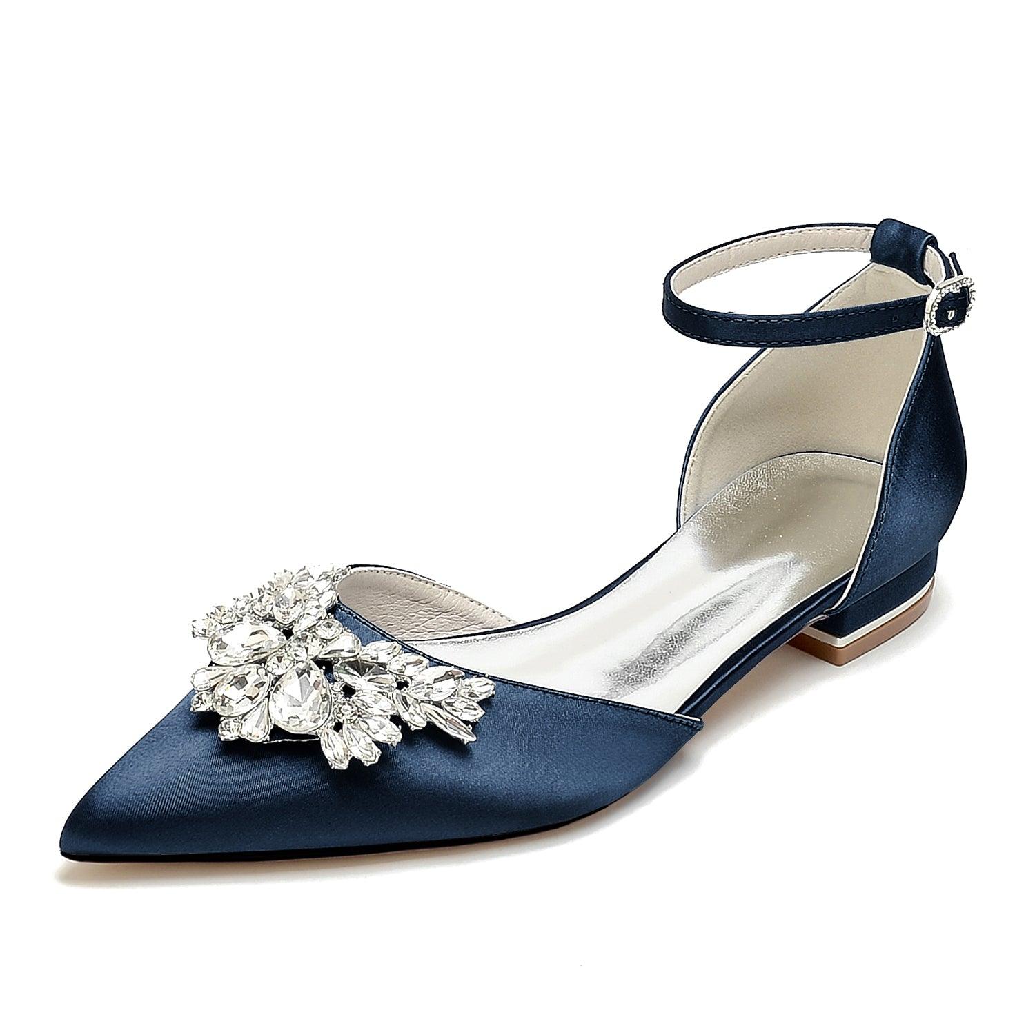 Flat Heel 2.5cm Silk-Like Shoes CK0453 - COCOMELODY