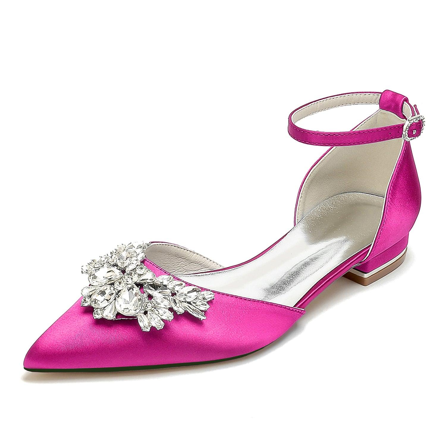 Flat Heel 2.5cm Silk-Like Shoes CK0453 - COCOMELODY