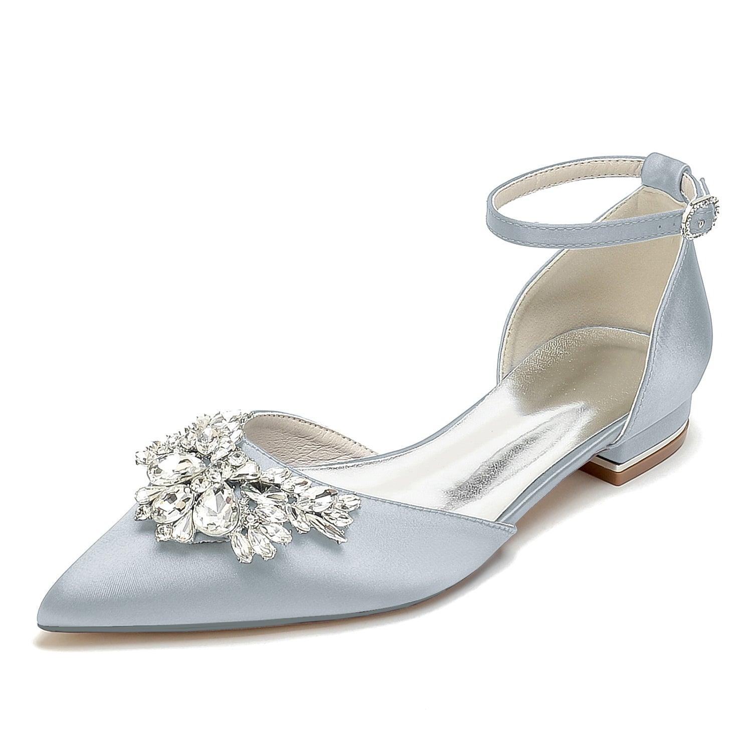 Flat Heel 2.5cm Silk-Like Shoes CK0453 - COCOMELODY