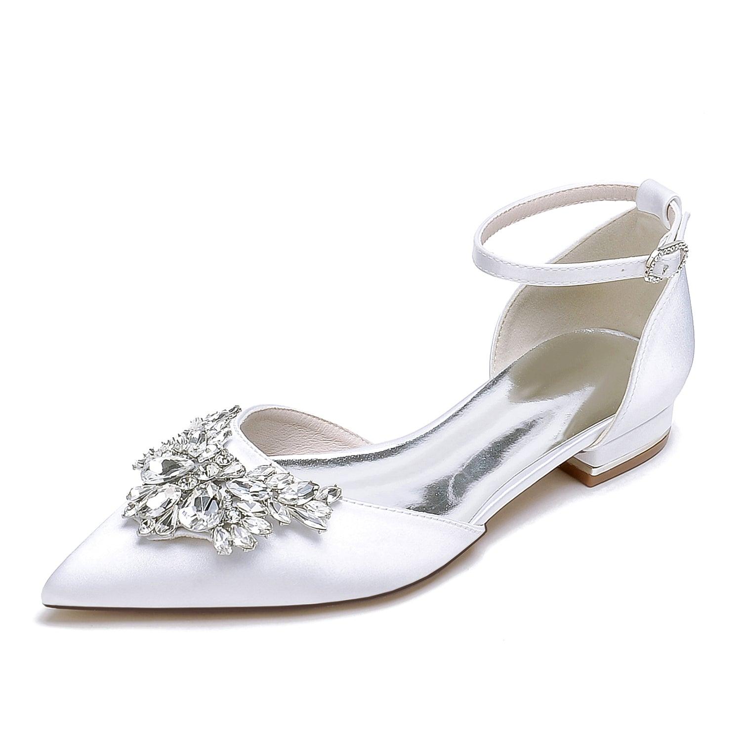 Flat Heel 2.5cm Silk-Like Shoes CK0453 - COCOMELODY