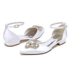 Flat Heel 2.5cm Silk-Like Shoes CK0454 - COCOMELODY