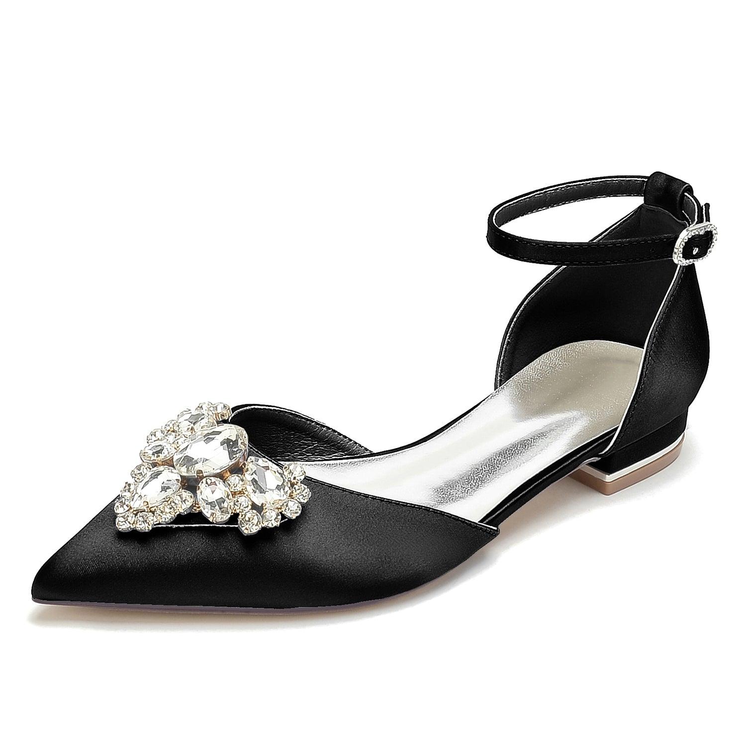 Flat Heel 2.5cm Silk-Like Shoes CK0454 - COCOMELODY