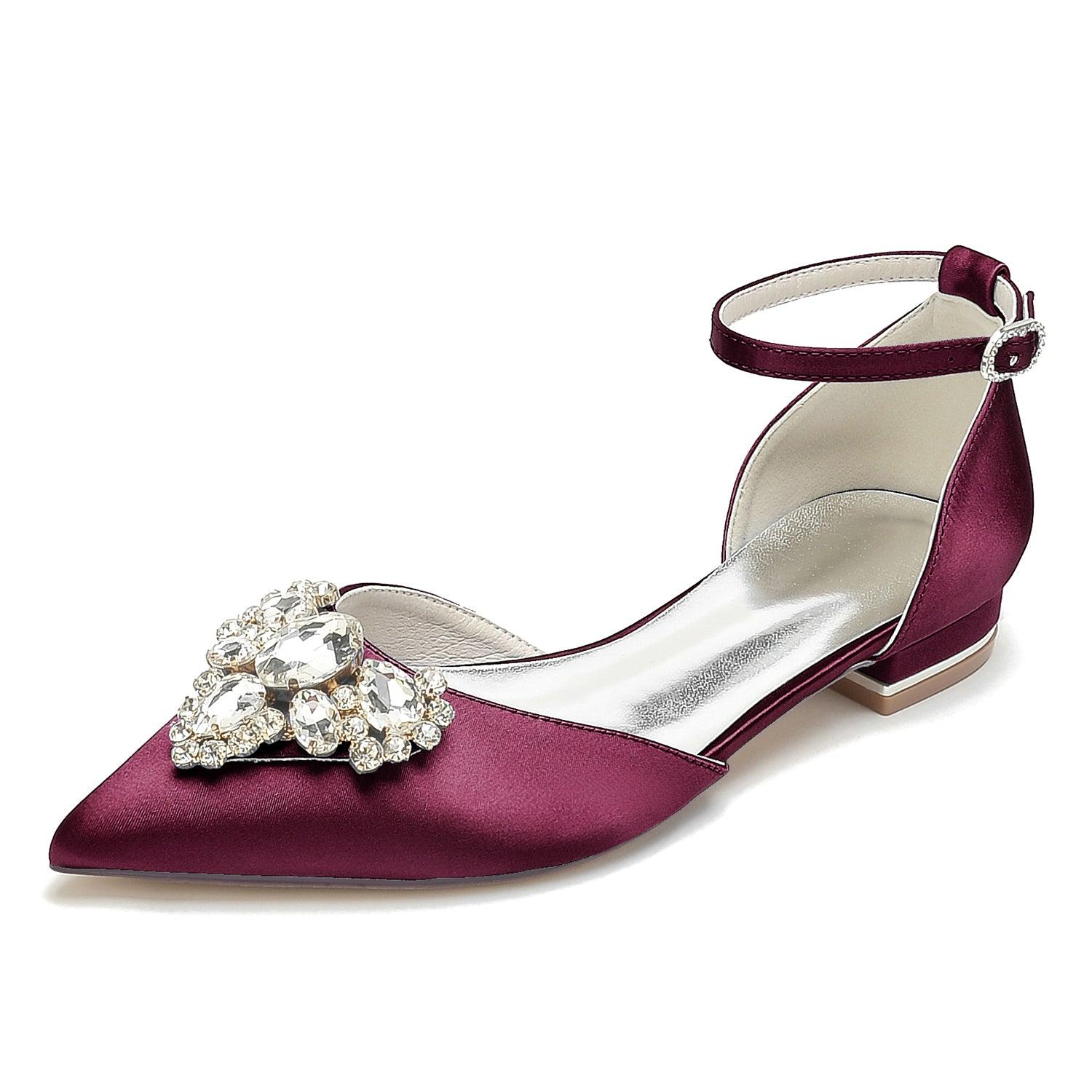 Flat Heel 2.5cm Silk-Like Shoes CK0454 - COCOMELODY