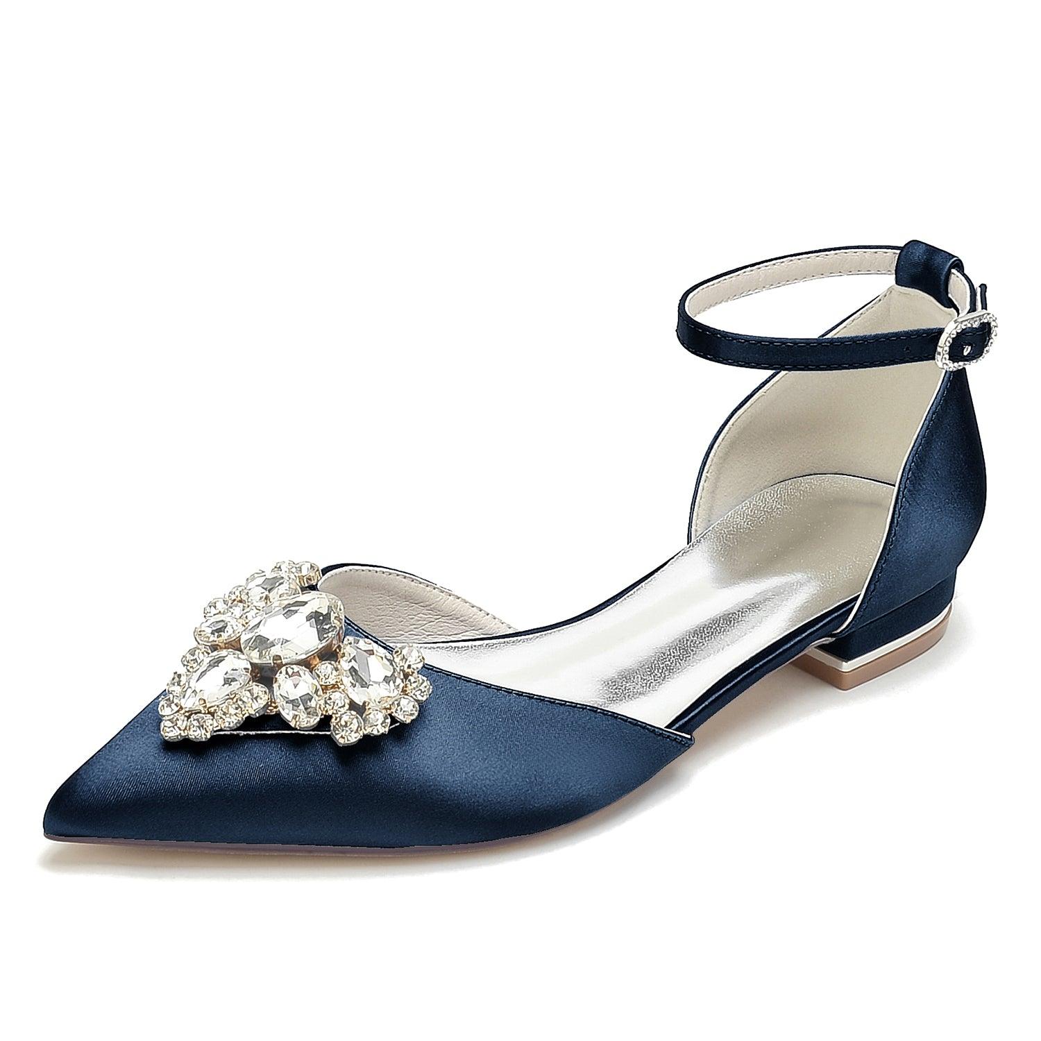 Flat Heel 2.5cm Silk-Like Shoes CK0454 - COCOMELODY