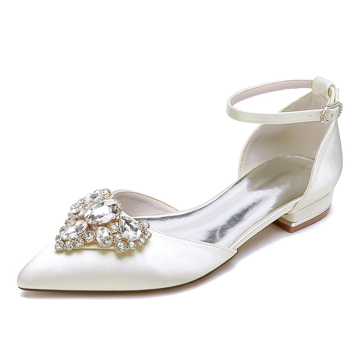 Flat Heel 2.5cm Silk-Like Shoes CK0454 - COCOMELODY
