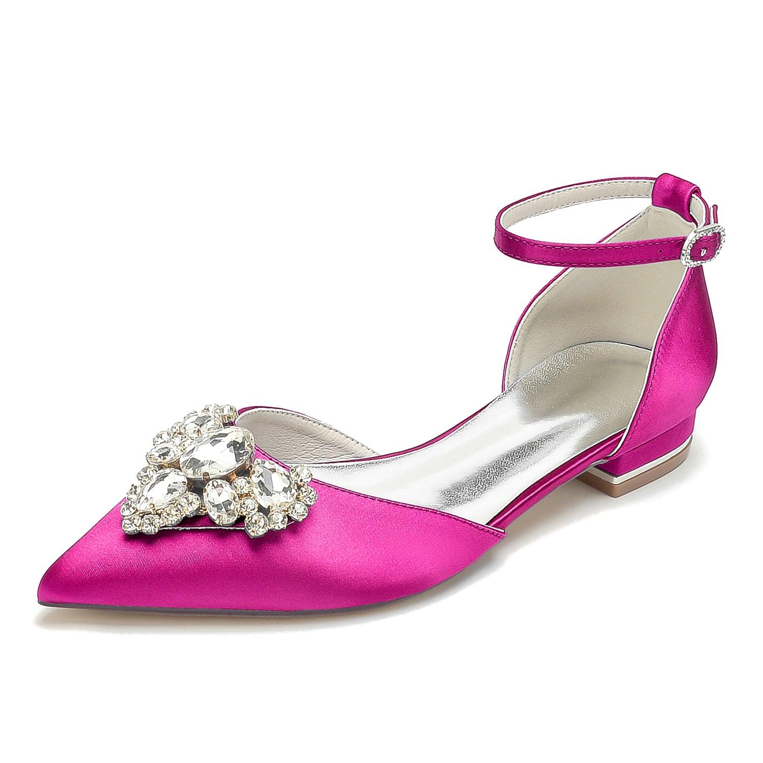 Flat Heel 2.5cm Silk-Like Shoes CK0454 - COCOMELODY