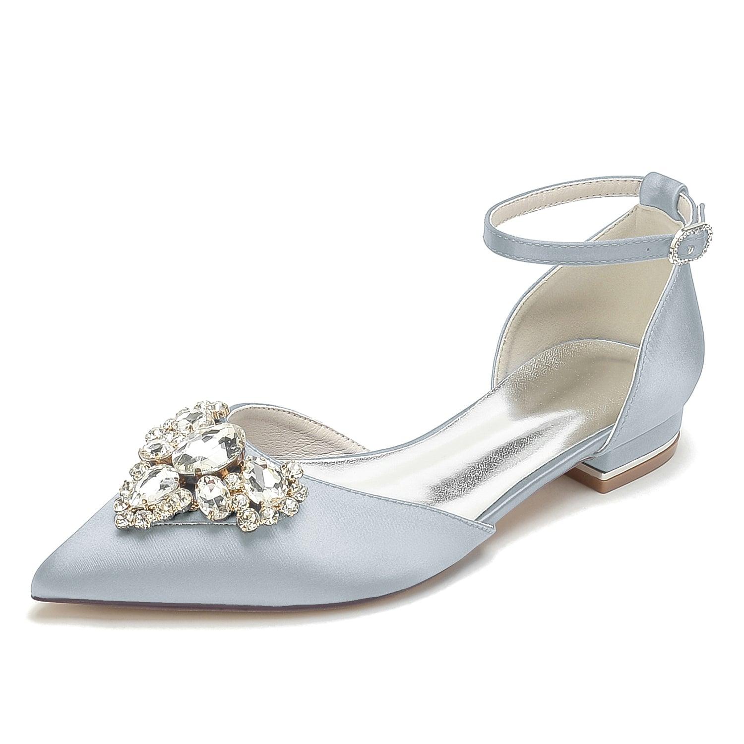 Flat Heel 2.5cm Silk-Like Shoes CK0454 - COCOMELODY