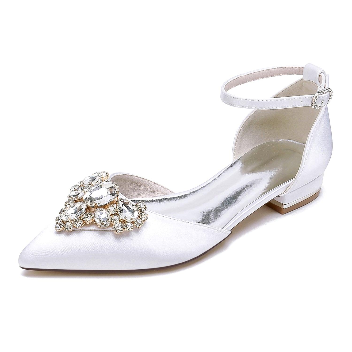 Flat Heel 2.5cm Silk-Like Shoes CK0454 - COCOMELODY