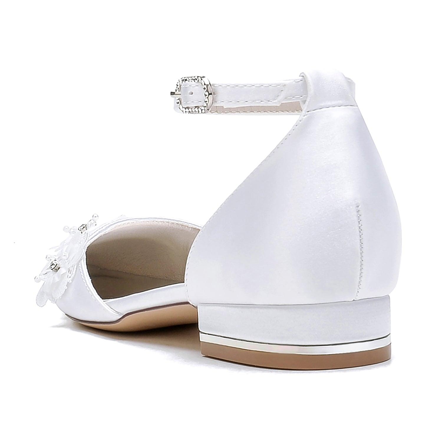 Flat Heel 2.5cm Silk-Like Shoes CK0457 - COCOMELODY