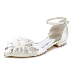 Flat Heel 2.5cm Silk-Like Shoes CK0457 - COCOMELODY