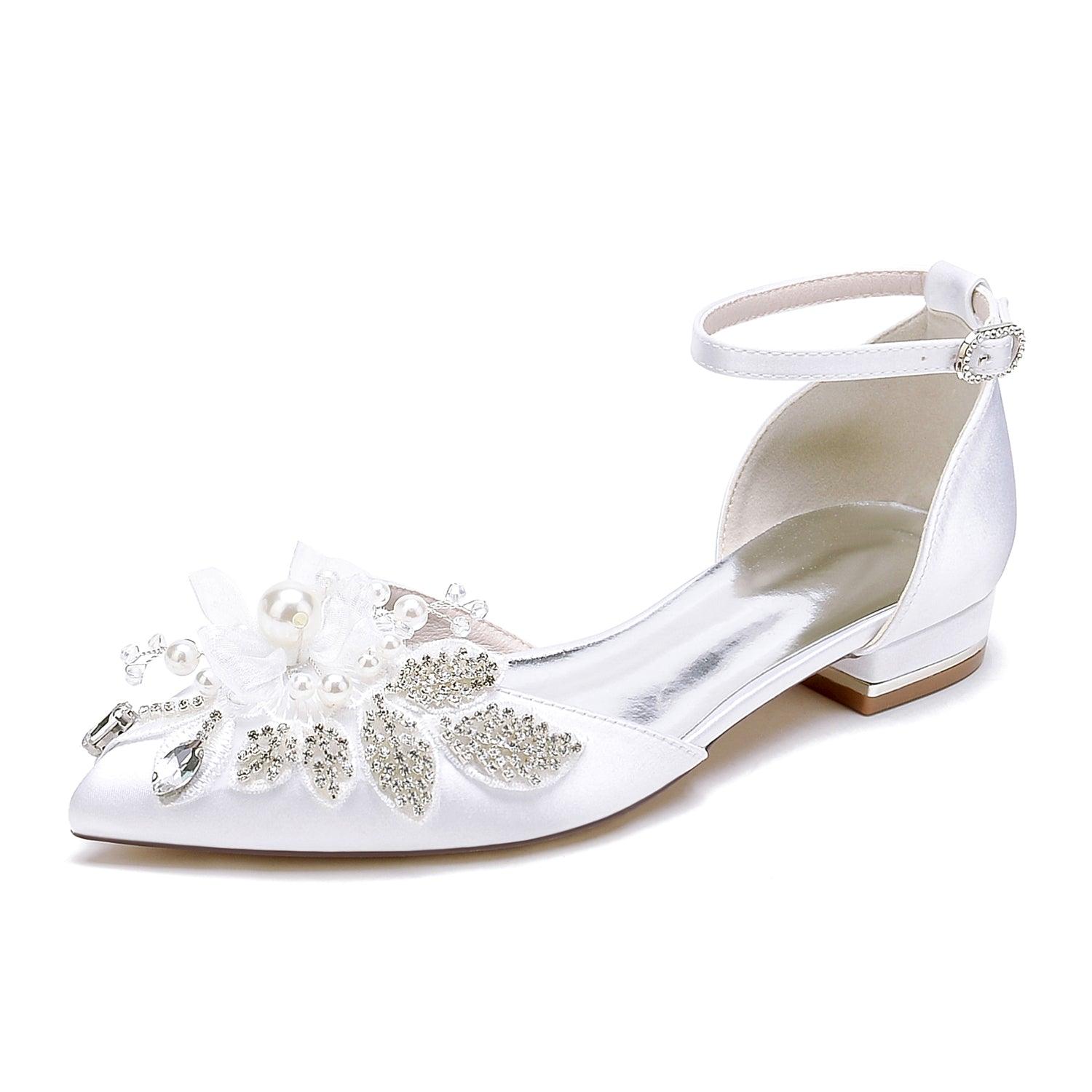 Flat Heel 2.5cm Silk-Like Shoes CK0457 - COCOMELODY