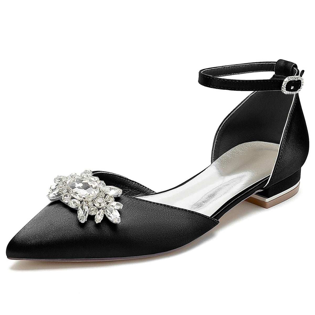 Flat Heel 2.5cm Silk-Like Shoes CK0458 - COCOMELODY