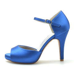Stiletto Heel 10cm Silk-Like Shoes CK0471 - COCOMELODY