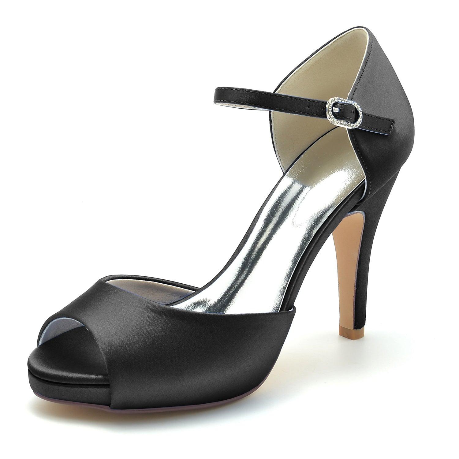 Stiletto Heel 10cm Silk-Like Shoes CK0471 - COCOMELODY
