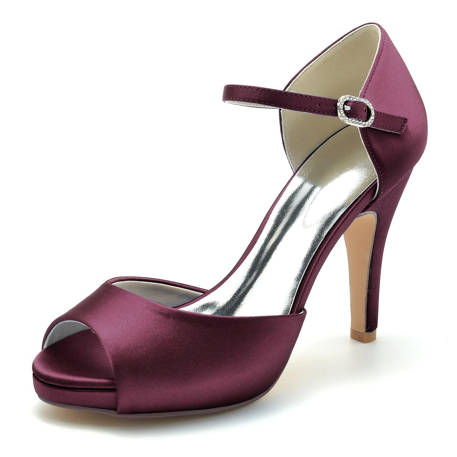 Stiletto Heel 10cm Silk-Like Shoes CK0471 - COCOMELODY