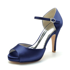 Stiletto Heel 10cm Silk-Like Shoes CK0471 - COCOMELODY