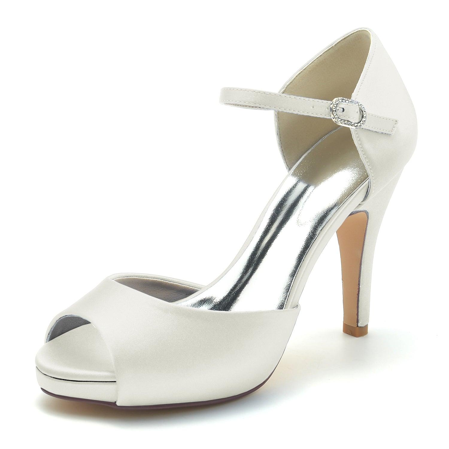 Stiletto Heel 10cm Silk-Like Shoes CK0471 - COCOMELODY