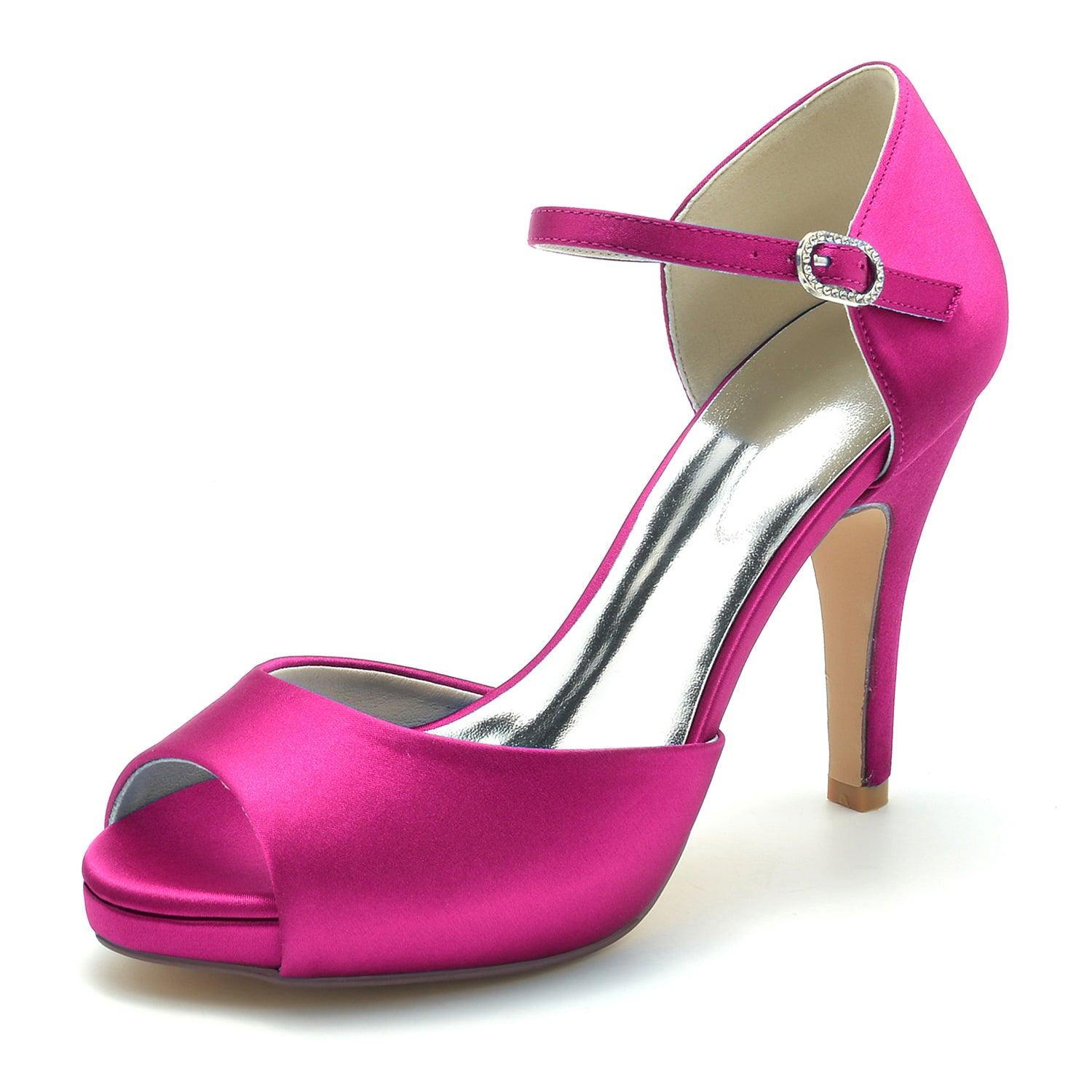 Stiletto Heel 10cm Silk-Like Shoes CK0471 - COCOMELODY