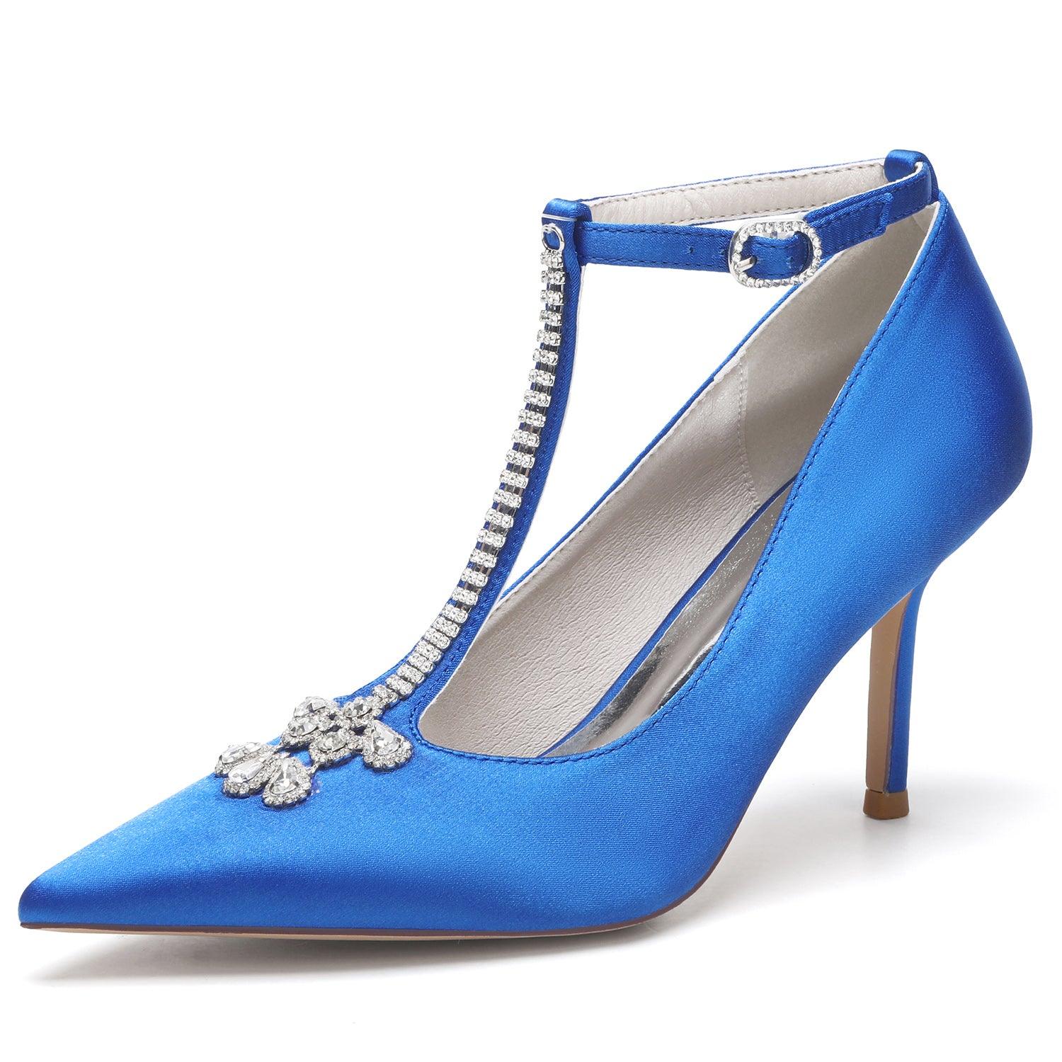 Stiletto Heel 8.5cm Silk-Like Shoes CK0474 - COCOMELODY