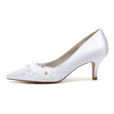 Stiletto Heel 6cm Silk-Like Shoes CK0480 - COCOMELODY