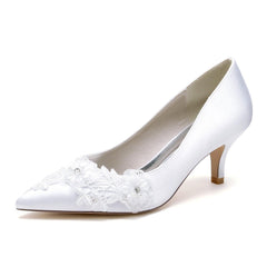 Stiletto Heel 6cm Silk-Like Shoes CK0480 - COCOMELODY